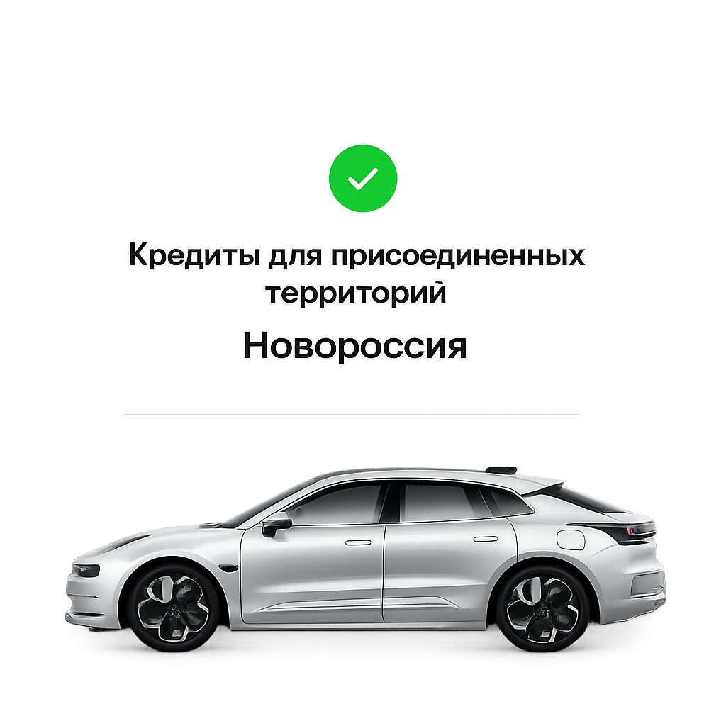 Кредиты для присоединенных территорий Новороссия